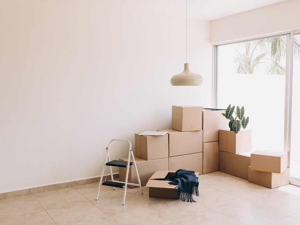 Family deciding between renovating their home or moving to a new property